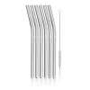WMF Barzubehör|Baric Trinkhalme aus Glas, 22 cm, 6 Stück