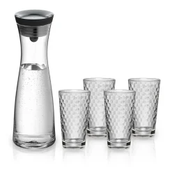 WMF Wassergläser|Karaffen & Dekanter|Basic Set Wasserkaraffe mit 4 Gläsern