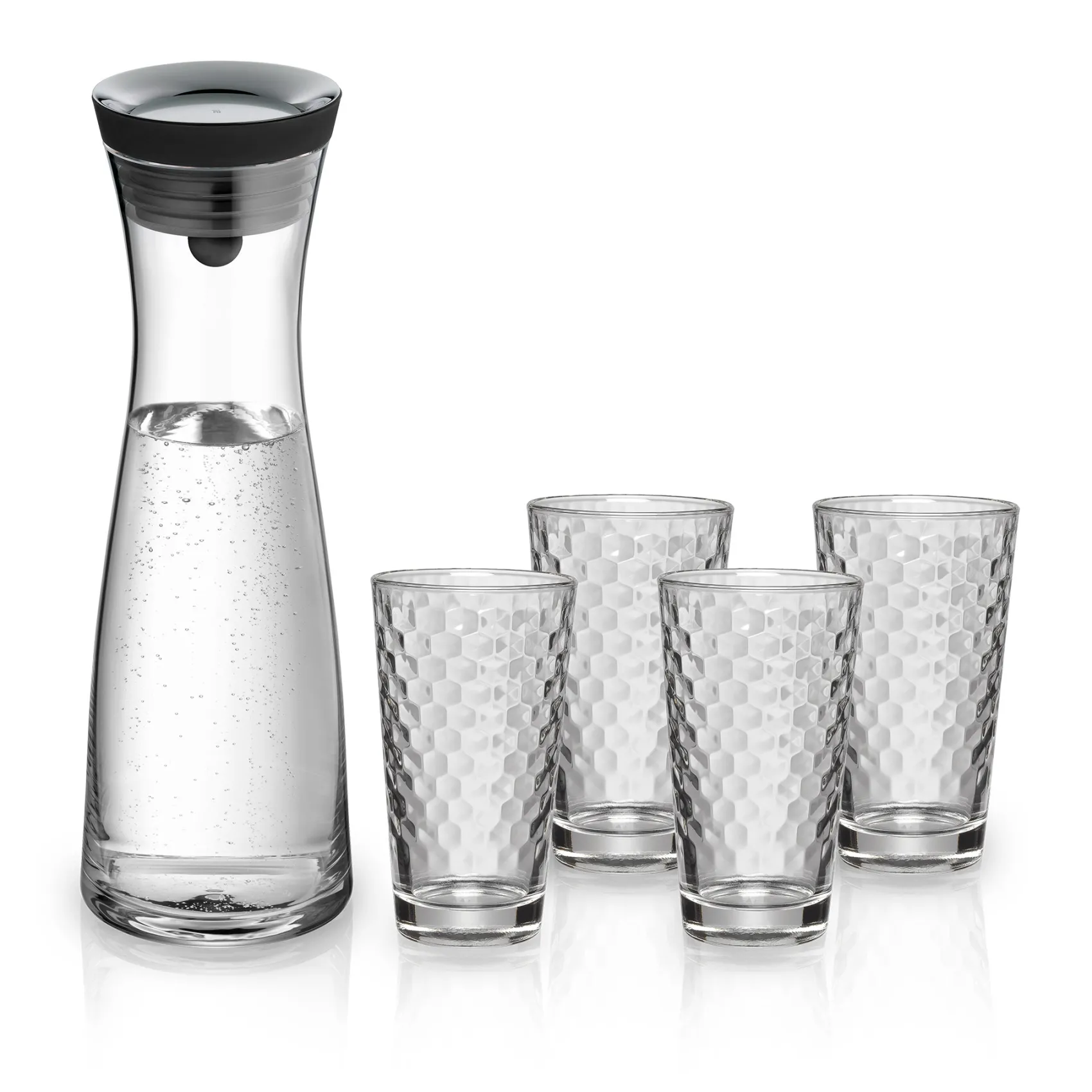 WMF Wassergläser|Karaffen & Dekanter|Basic Set Wasserkaraffe mit 4 Gläsern