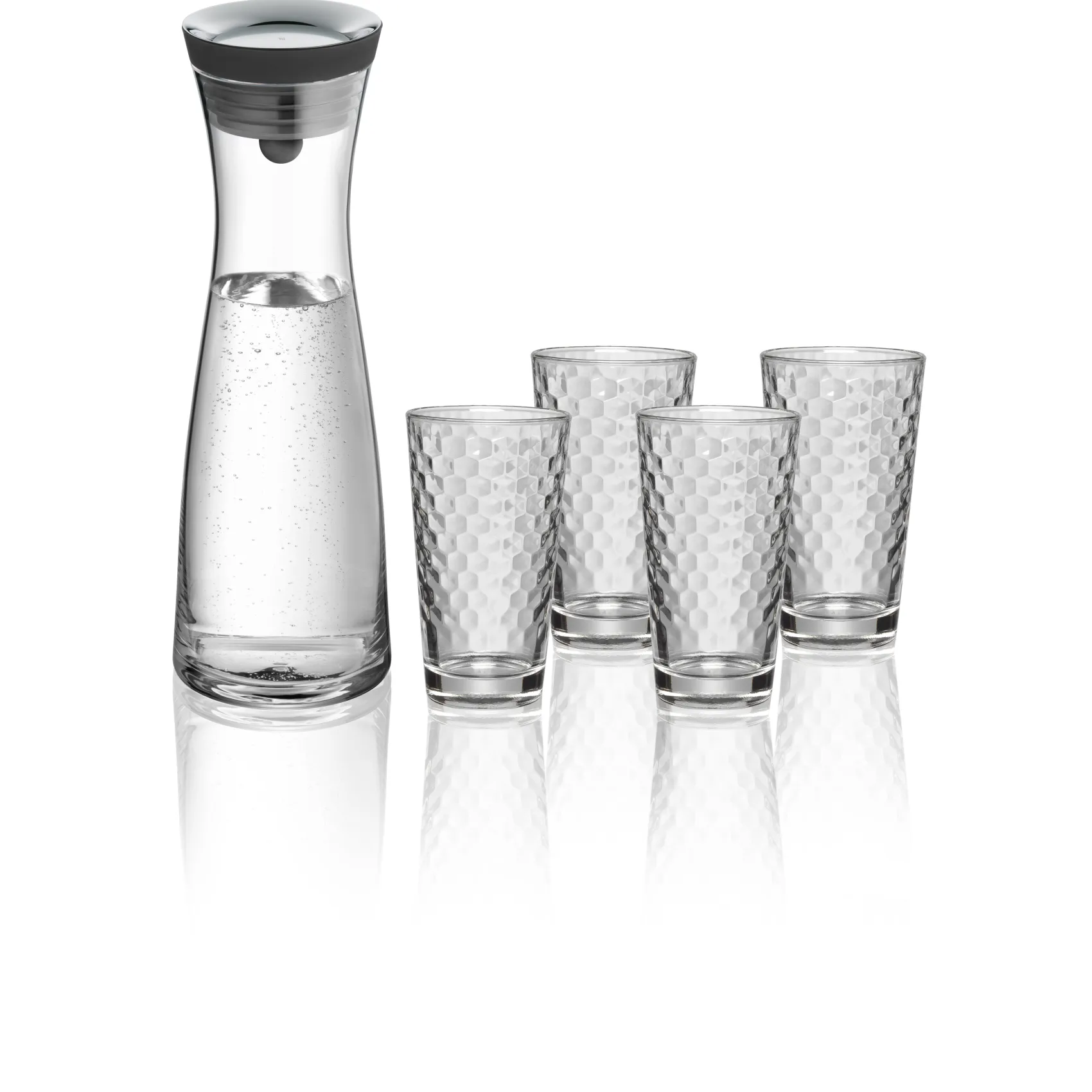 WMF Wassergläser|Karaffen & Dekanter|Basic Set Wasserkaraffe mit 4 Gläsern