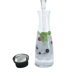 WMF Karaffen & Dekanter|Basic Wasserkaraffe, 1,5 l, Schwarz