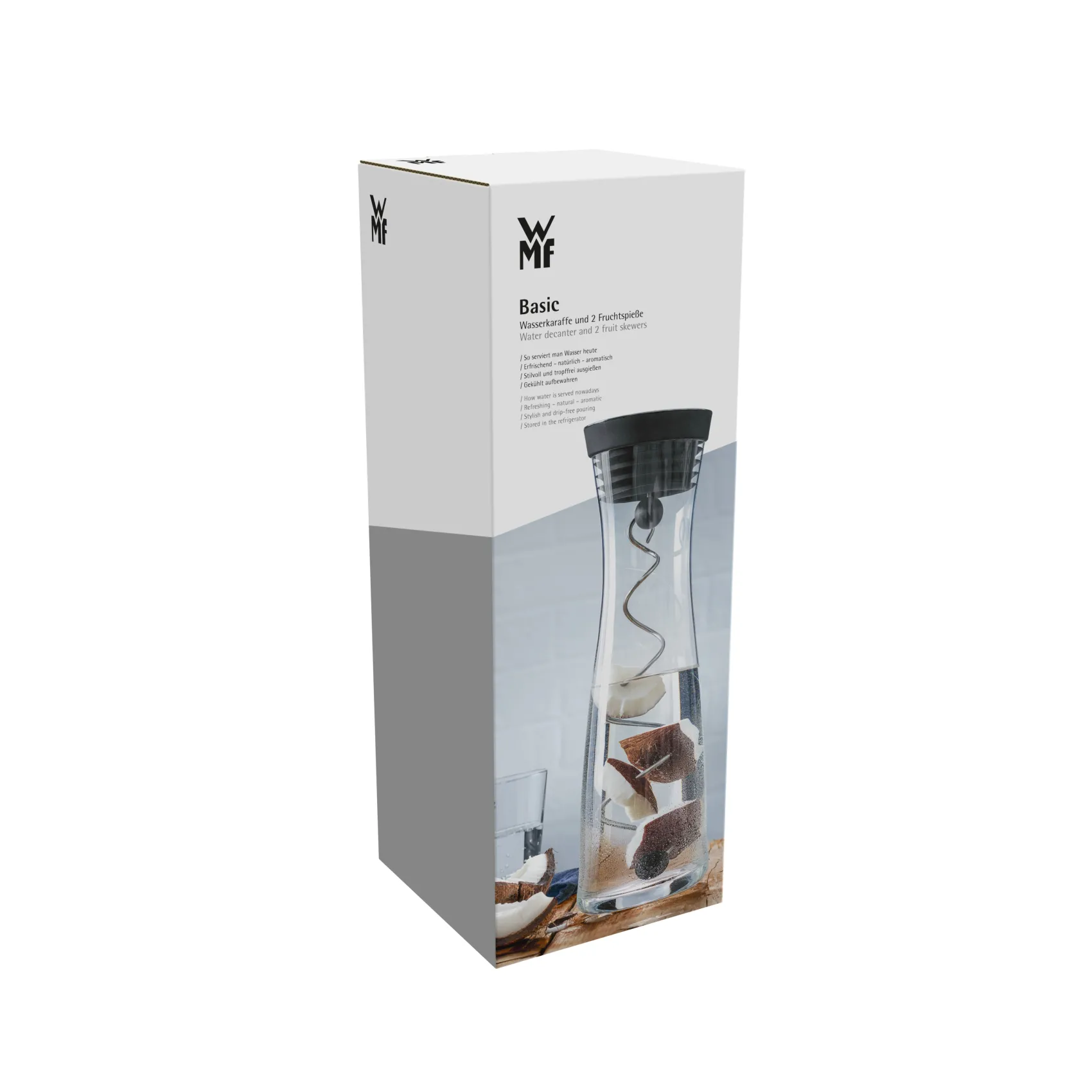WMF Karaffen & Dekanter|Basic Wasserkaraffe mit 2 Fruchtspießen