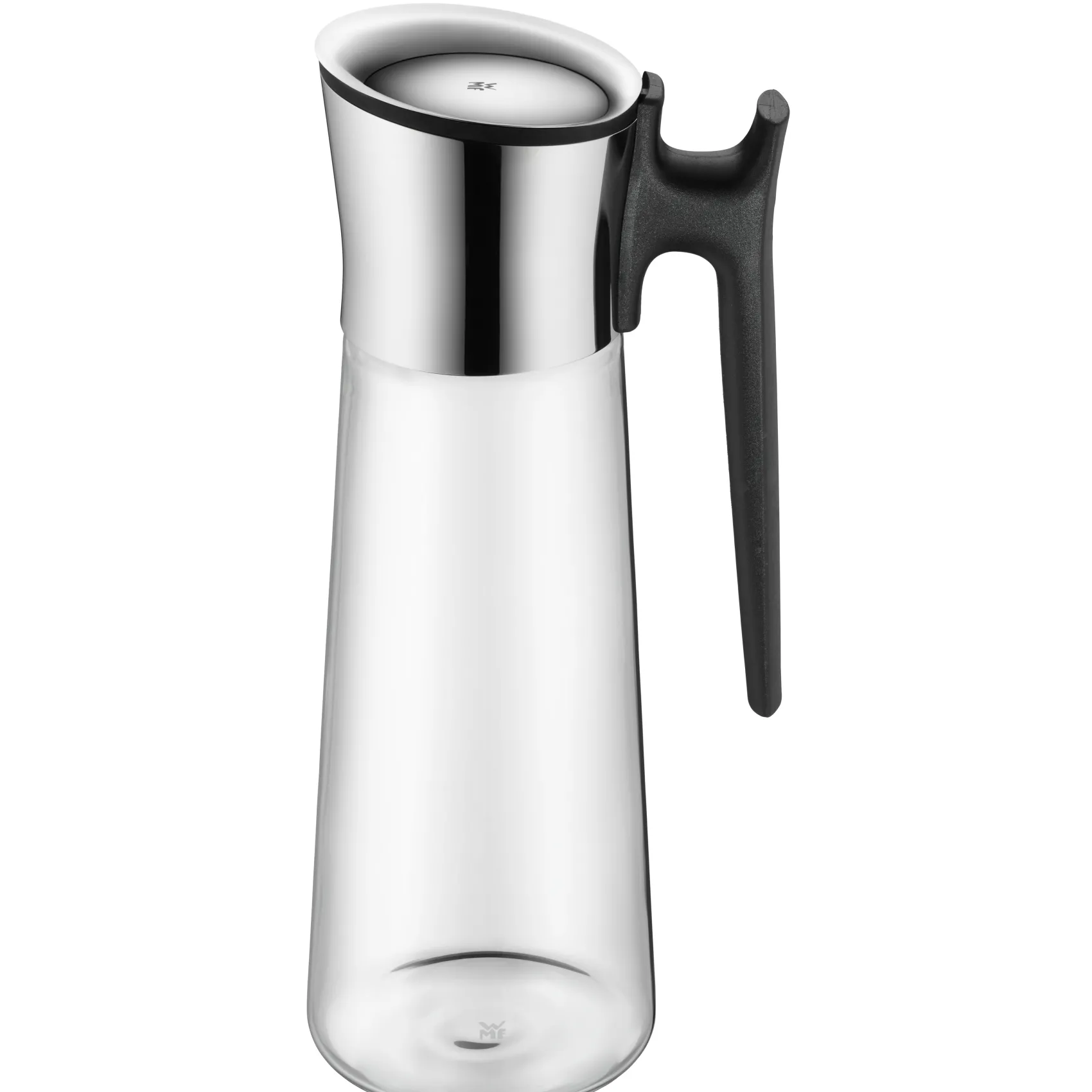 WMF Karaffen & Dekanter|Basic Wasserkaraffe mit Griff, 1,5 l, Schwarz