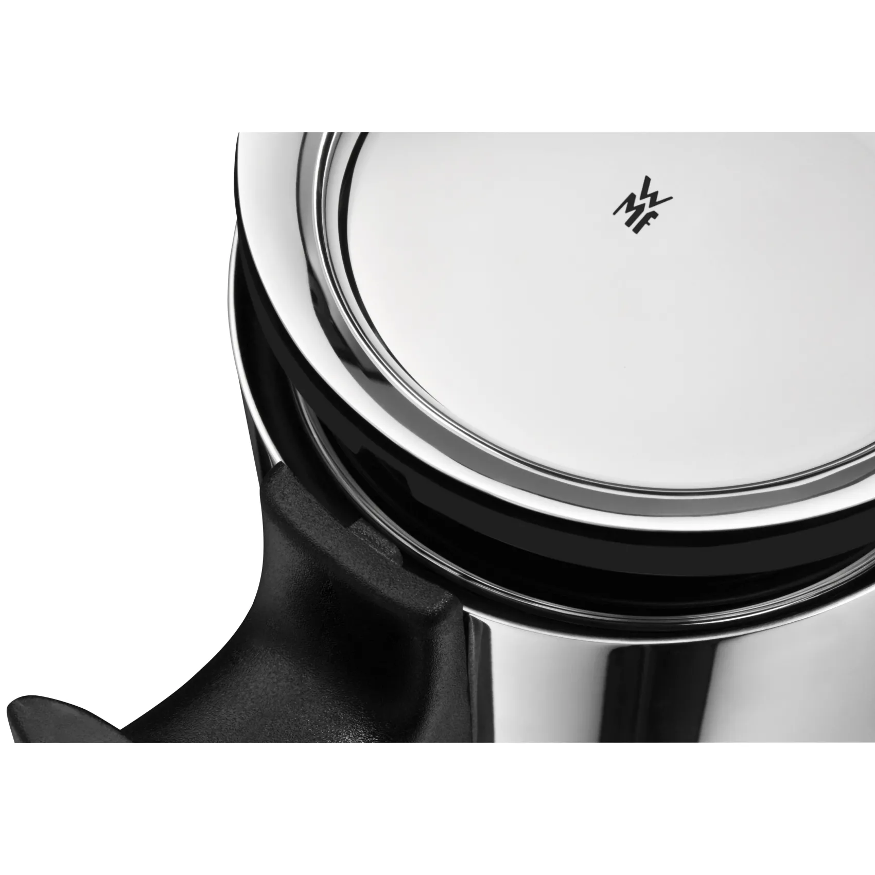 WMF Karaffen & Dekanter|Basic Wasserkaraffe mit Griff, 1,5 l, Schwarz
