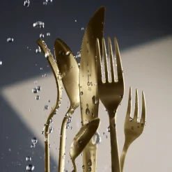 WMF Besteck-Sets|Boston Besteck-Set, Champagner Gold, 24-teilig, Cromargan®