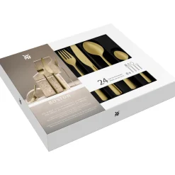WMF Besteck-Sets|Boston Besteck-Set, Champagner Gold, 24-teilig, Cromargan®