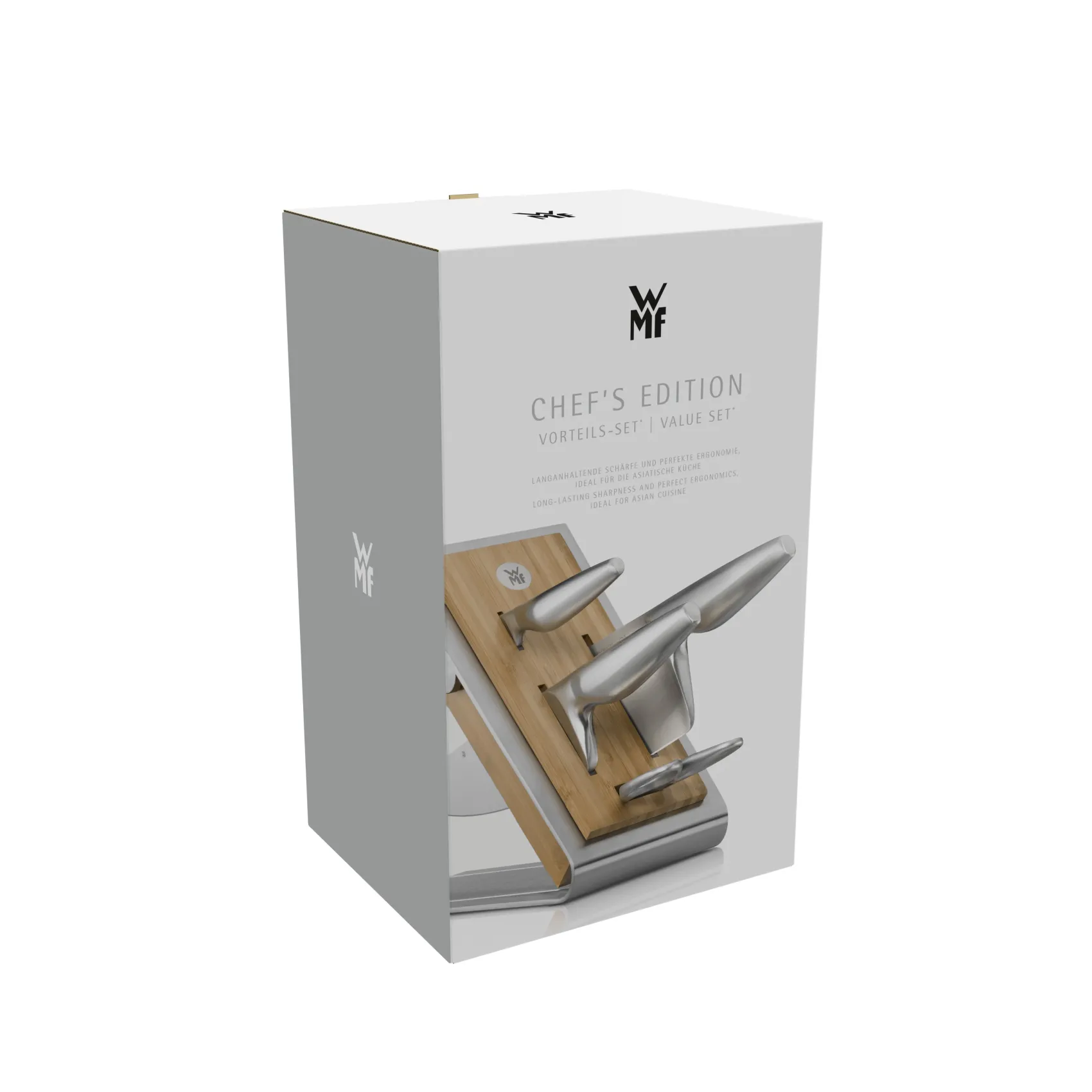 WMF Messerblöcke|Messersets|Chef`s Edition Messer-Vorteils-Set* mit Messerblock für die asiatische Küche, 5-teilig