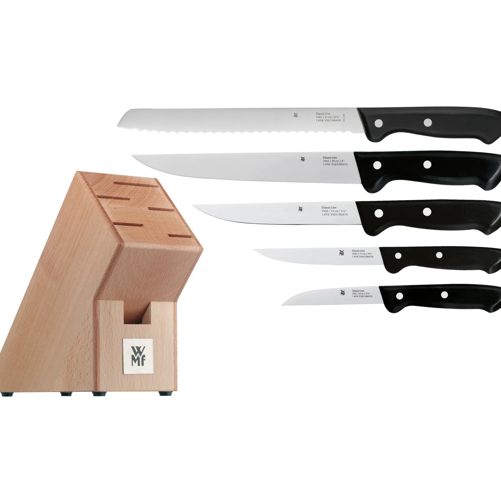 WMF Messersets|Classic Line Messer-Set, 6-teilig