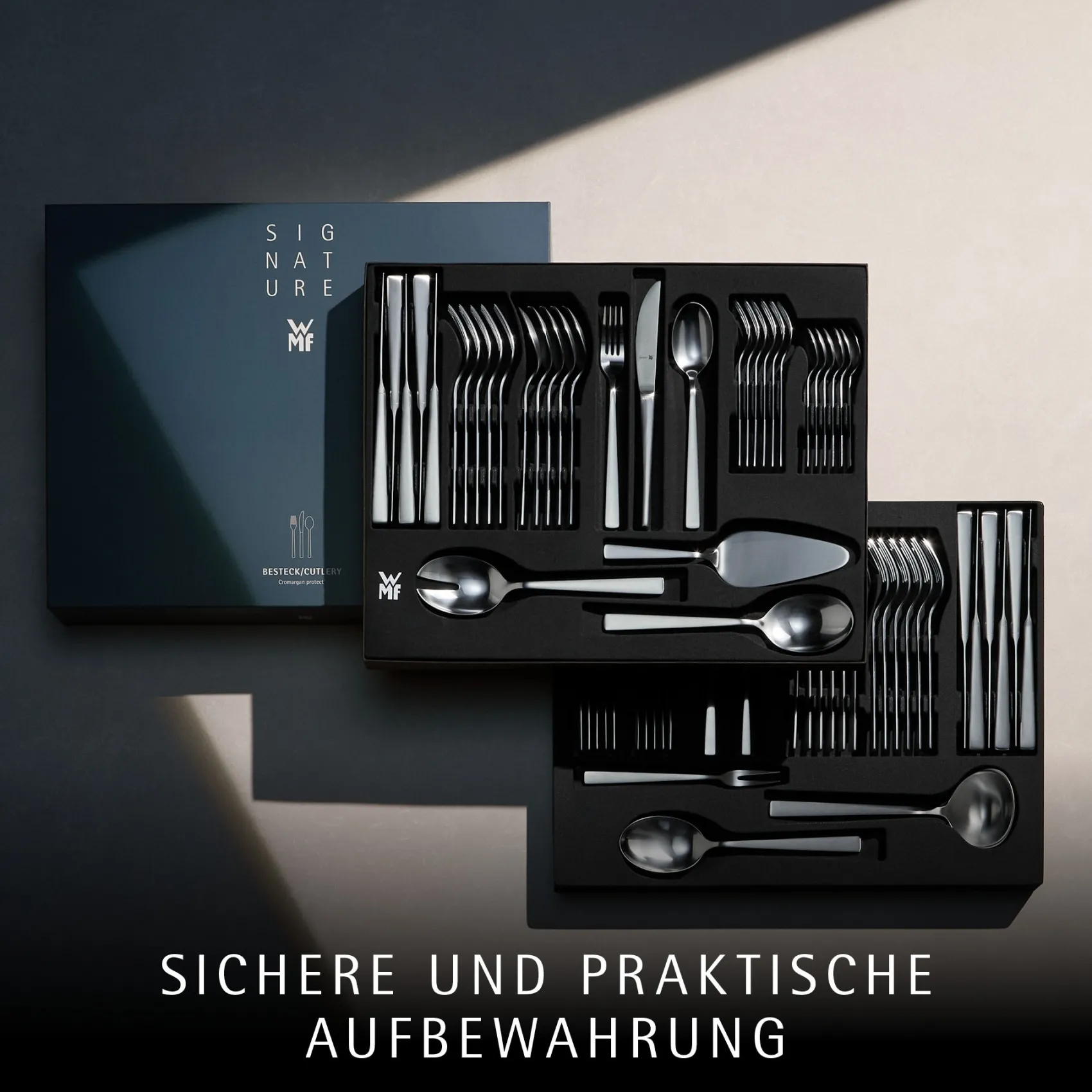 WMF Besteck-Sets|Corvo Besteck-Set, 66-teilig, Cromargan protect®