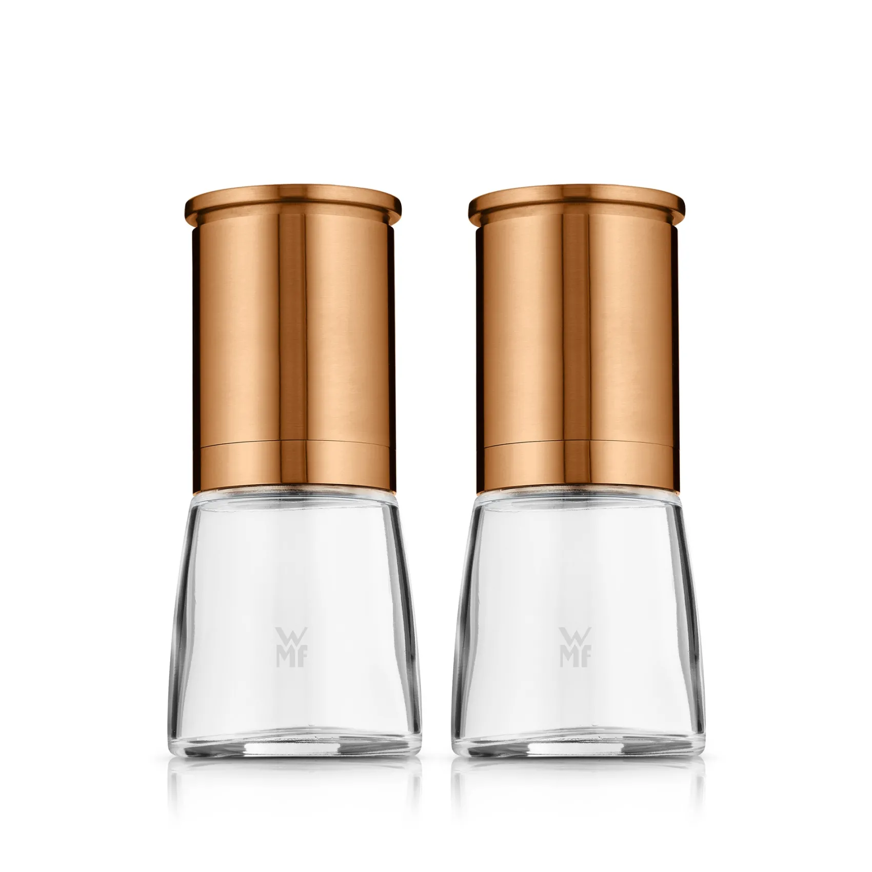 WMF Salz- & Pfeffermühlen|Gewürzmühlen|De Luxe Gewürzmühlen-Set, 2-teilig, Kupfer