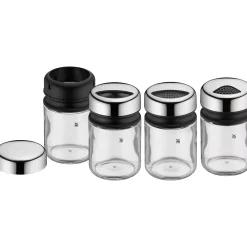 WMF Zuckerstreuer|Salz- & Pfefferstreuer|Depot Gewürzstreuer-Set, 4-teilig
