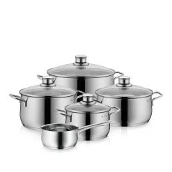 WMF Induktionstöpfe|Topfsets|Diadem Plus Topf-Set, 5-teilig