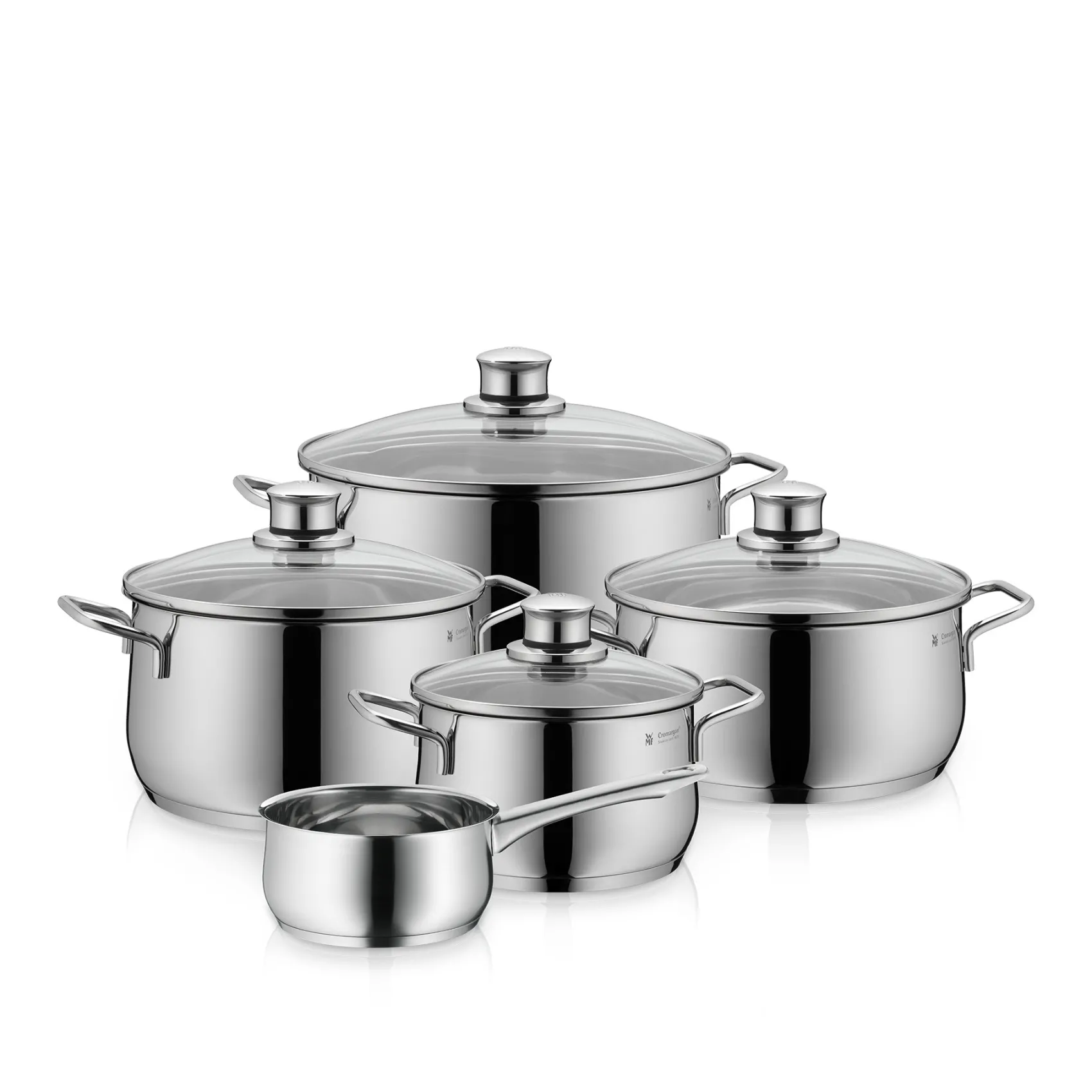 WMF Induktionstöpfe|Topfsets|Diadem Plus Topf-Set, 5-teilig
