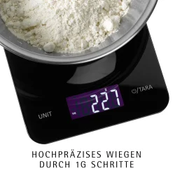 WMF Backutensilien|Küchenwaagen|Digitale Küchenwaage, Schwarz, 23 x 15 cm