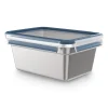 WMF Vorratsdosen|EMSA CLIP & CLOSE Edelstahl Frischhaltedose 2,0 l N11506
