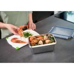 WMF Vorratsdosen|EMSA CLIP & CLOSE Edelstahl Frischhaltedose 2,0 l N11506