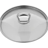 WMF Pfannendeckel|Ersatz-Glasdeckel mit eckigem Griff, 20 cm
