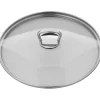WMF Pfannendeckel|Ersatz-Glasdeckel mit eckigem Griff, 24 cm
