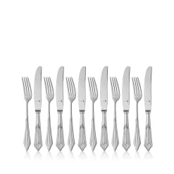WMF Besteck-Sets|Fächer Dessertbesteck-Set, 12-teilig, Cromargan protect®