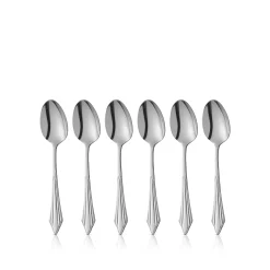 WMF Löffel|Fächer Espressolöffel-Set, 6 Stück, Cromargan protect®