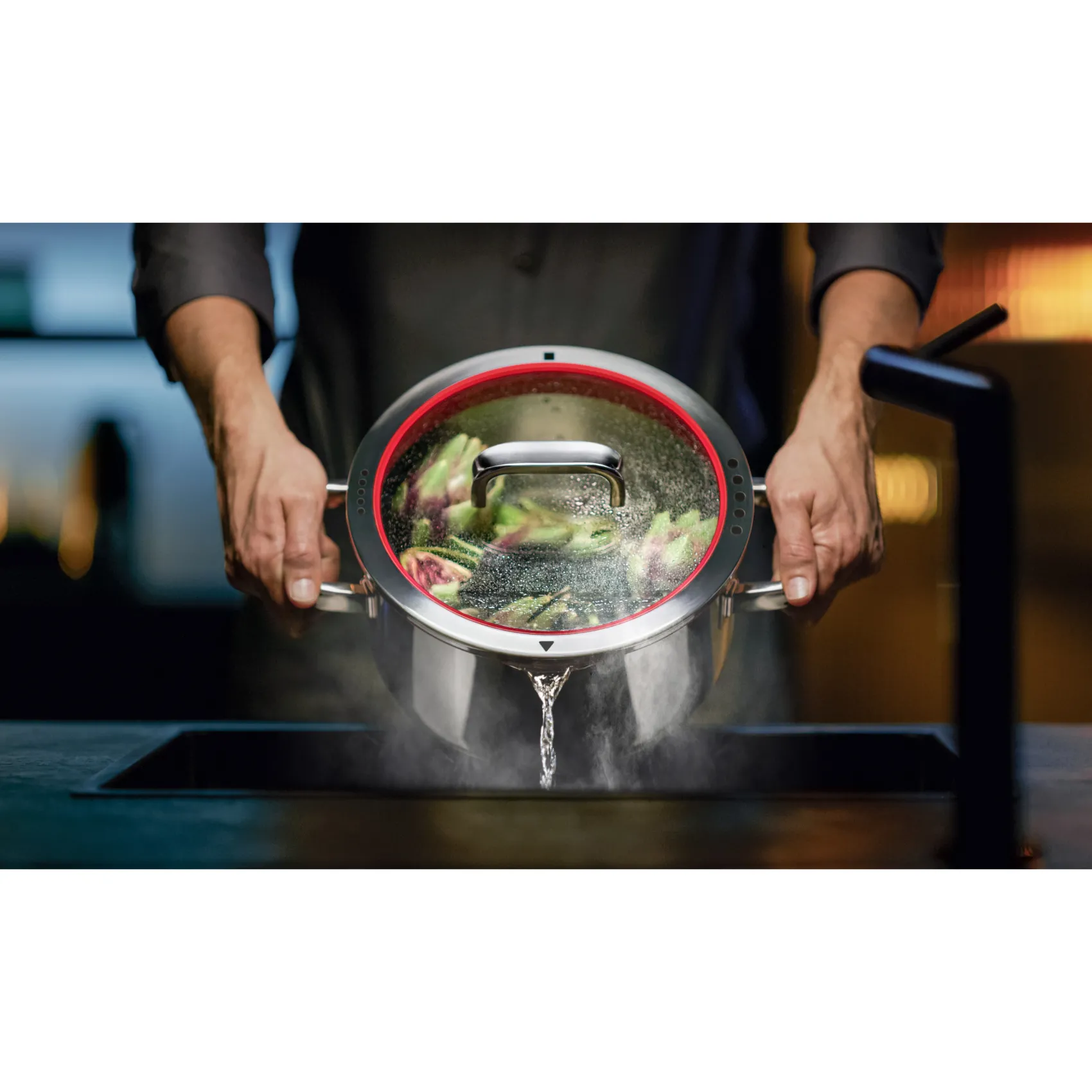 WMF Kochtöpfe|Induktionstöpfe|Function 4 Kochtopf mit Deckel, 24 cm