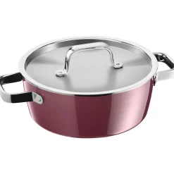 WMF Bratentöpfe|Fusiontec Aromatic Bratentopf, 22 cm, Rose Quartz