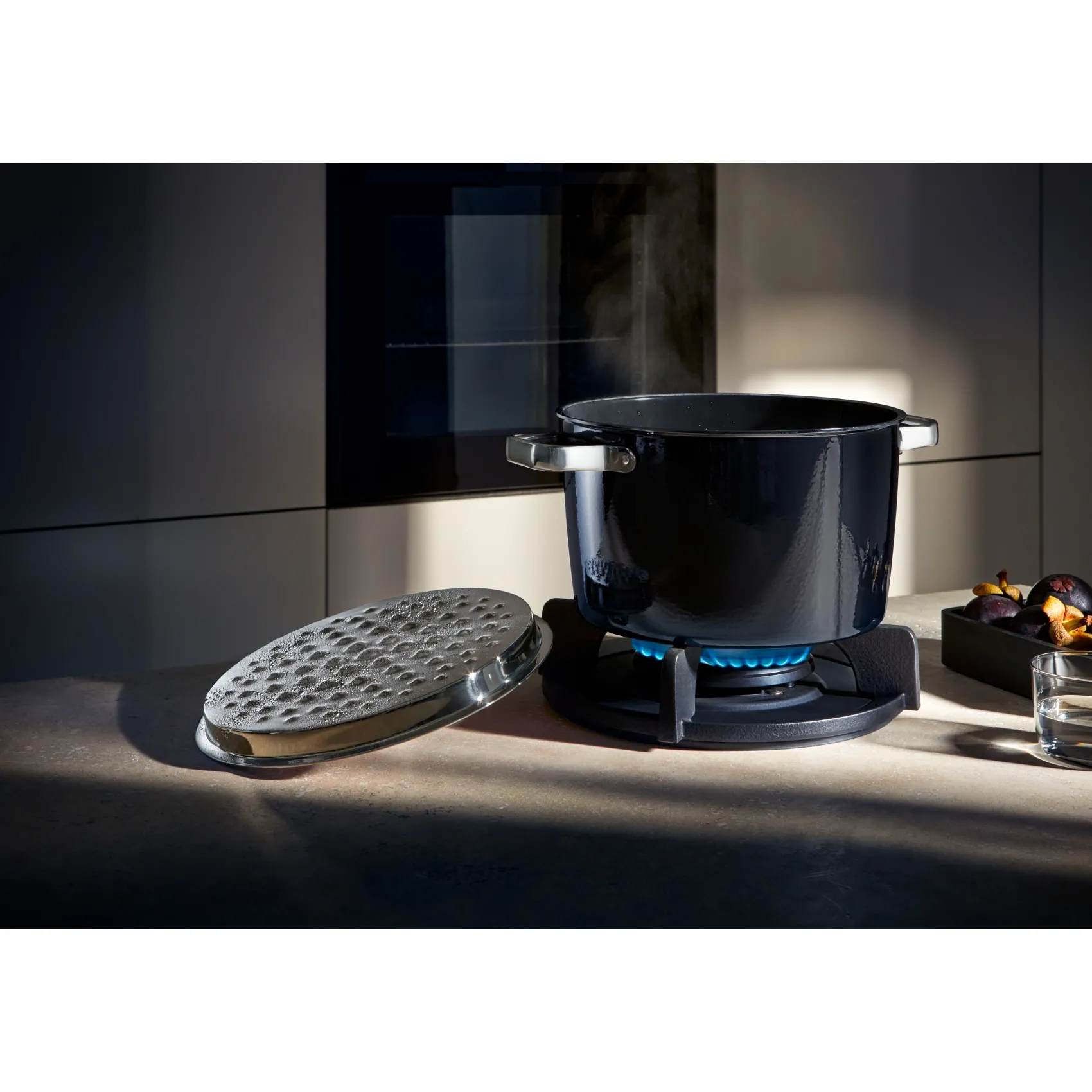 WMF Zubehör Töpfe|Fusiontec Aromatic Edelstahldeckel, 22 cm