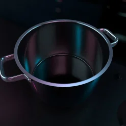 WMF Kochtöpfe|Induktionstöpfe|Fusiontec Aromatic Kochtopf, 22 cm, Schwarz