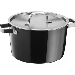 WMF Kochtöpfe|Induktionstöpfe|Fusiontec Aromatic Kochtopf, 24 cm, Black