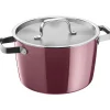 WMF Kochtöpfe|Induktionstöpfe|Fusiontec Aromatic Kochtopf, 22 cm, Rose Quartz