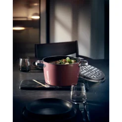 WMF Kochtöpfe|Induktionstöpfe|Fusiontec Aromatic Kochtopf, 22 cm, Rose Quartz