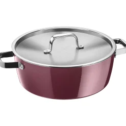 WMF Bräter & Schmortöpfe|Fusiontec Aromatic Schmortopf, 28 cm, Rose Quartz
