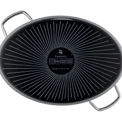 WMF Bräter & Schmortöpfe|Fusiontec Mineral Bräter mit Glasdeckel, oval, 36 cm, Platinum