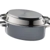 WMF Bräter & Schmortöpfe|Fusiontec Mineral Multi-Bräter mit Edelstahldeckel, 38 cm, Platinum