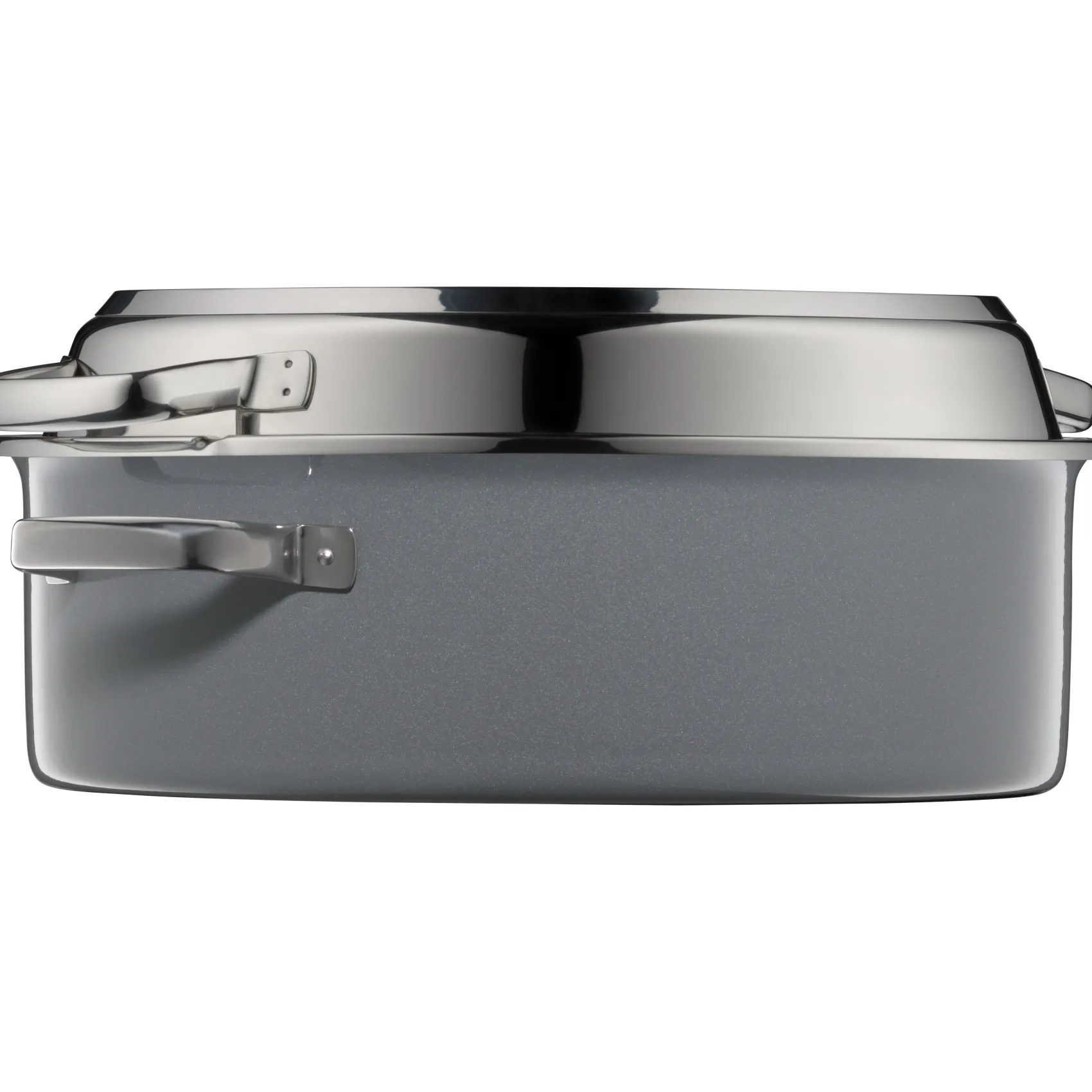 WMF Bräter & Schmortöpfe|Fusiontec Mineral Multi-Bräter mit Edelstahldeckel, 38 cm, Platinum