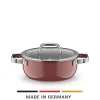 WMF Induktionstöpfe|Fusiontec Mineral Pro, Bratentopf mit Deckel, 20 cm, Rose Quartz