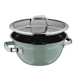 WMF Kochtöpfe|Fusiontec Mineral Pro, Kochschüssel mit Deckel, 24 cm, Eucalyptus Haze