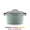 WMF Kochtöpfe|Induktionstöpfe|Fusiontec Mineral Pro, Kochtopf mit Deckel, 20 cm, Eucalyptus Haze