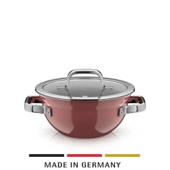 WMF Induktionstöpfe|Kochtöpfe|Fusiontec Mineral Pro, Kochschüssel mit Deckel, 20 cm, Rose Quartz