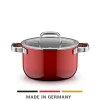 WMF Kochtöpfe|Fusiontec Mineral Pro, Kochtopf mit Deckel, 20 cm, Passion Red