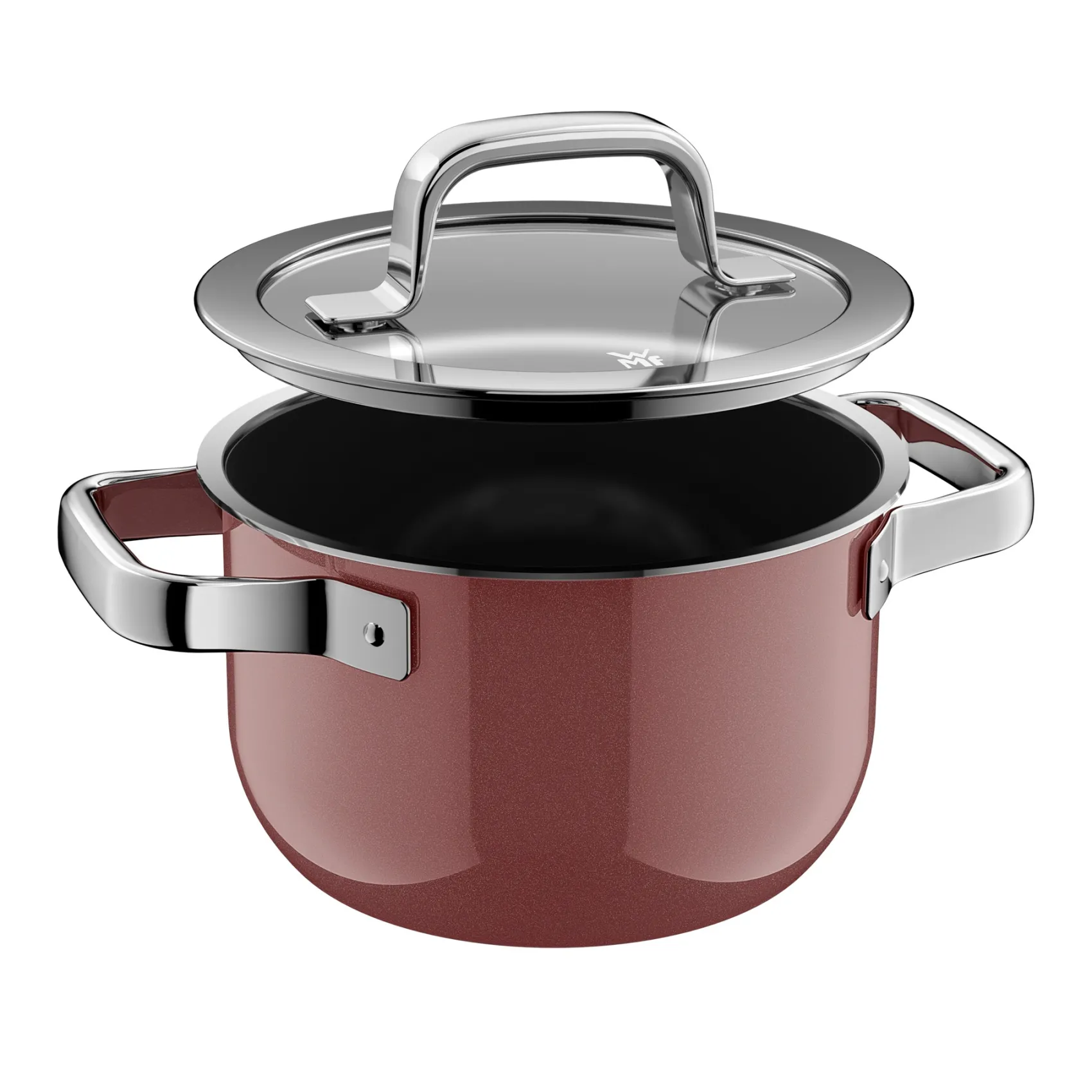 WMF Kochtöpfe|Fusiontec Mineral Pro, Kochtopf mit Deckel, 16 cm, Rose Quartz