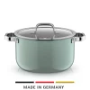 WMF Kochtöpfe|Induktionstöpfe|Fusiontec Mineral Pro, Kochtopf mit Deckel, 24 cm, Eucalyptus Haze