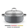 WMF Induktionstöpfe|Fusiontec Mineral Pro, Schmortopf mit Deckel, 28 cm, Platinum