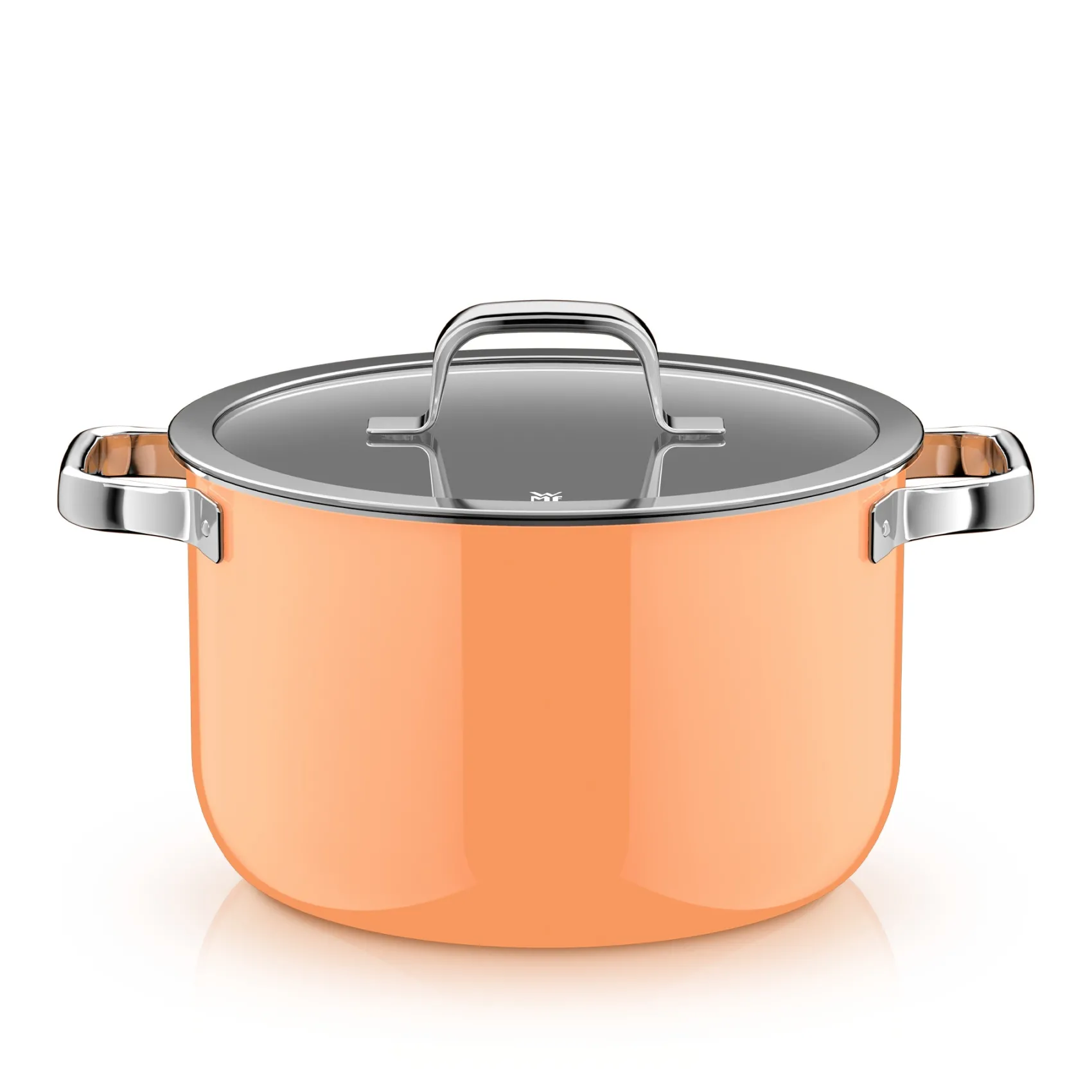 WMF Topfsets|Fusiontec Mineral Pro, Topf-Set, 4-teilig, Papaya Orange
