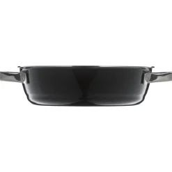 WMF Schmorpfannen|Pfannen Mit Deckel|Fusiontec Mineral Schmorpfanne mit Glasdeckel, 24 cm, Black
