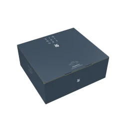 WMF Schmorpfannen|Pfannen Mit Deckel|Fusiontec Mineral Schmorpfanne mit Glasdeckel, 24 cm, Platinum