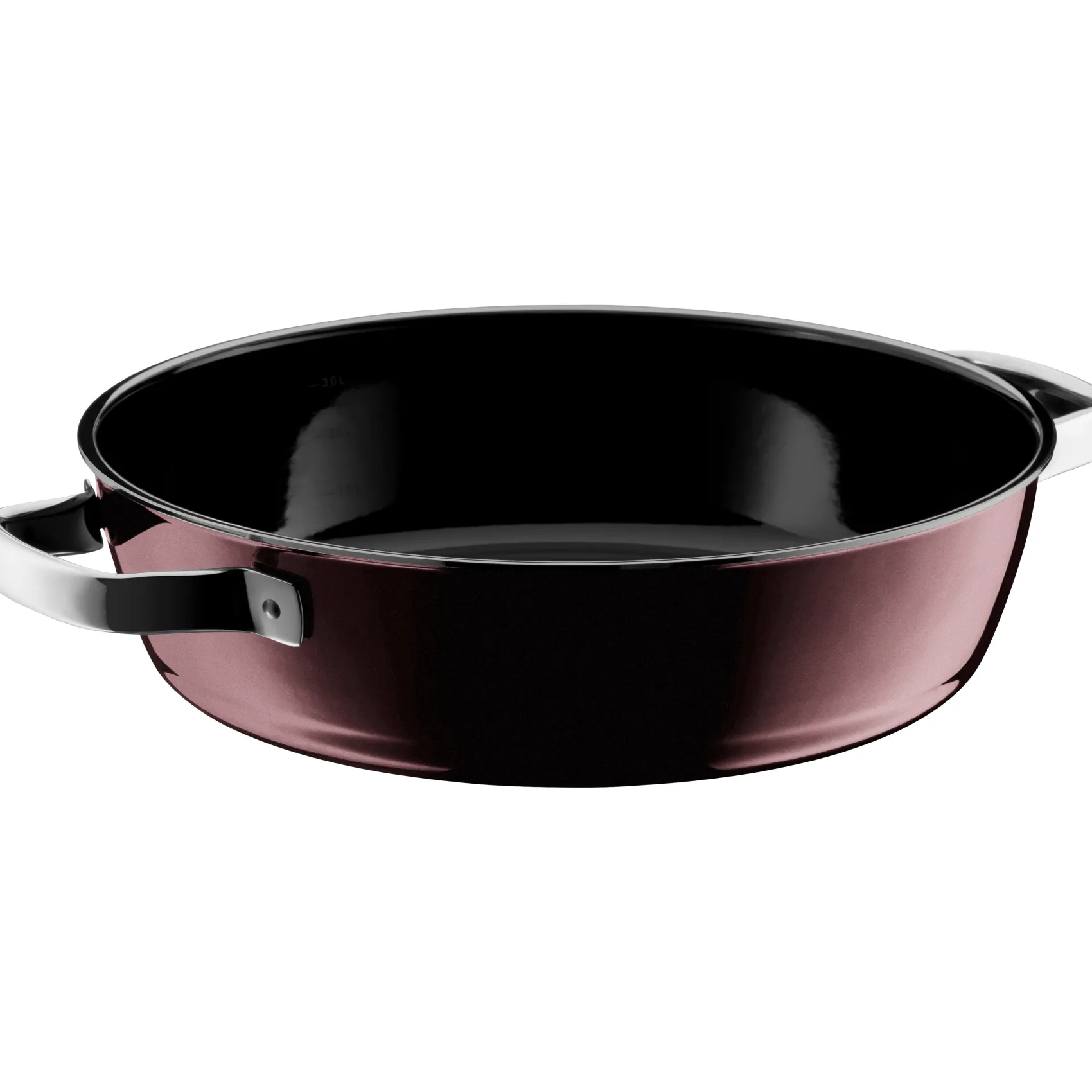 WMF Schmorpfannen|Induktionspfannen|Fusiontec Mineral Schmorpfanne mit Glasdeckel, 28 cm, Rose Quartz