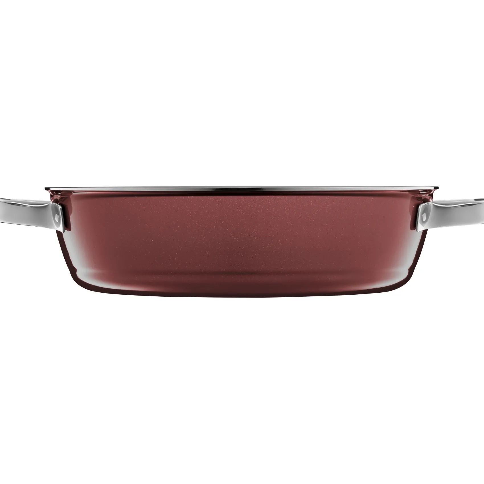 WMF Schmorpfannen|Induktionspfannen|Fusiontec Mineral Schmorpfanne mit Glasdeckel, 28 cm, Rose Quartz