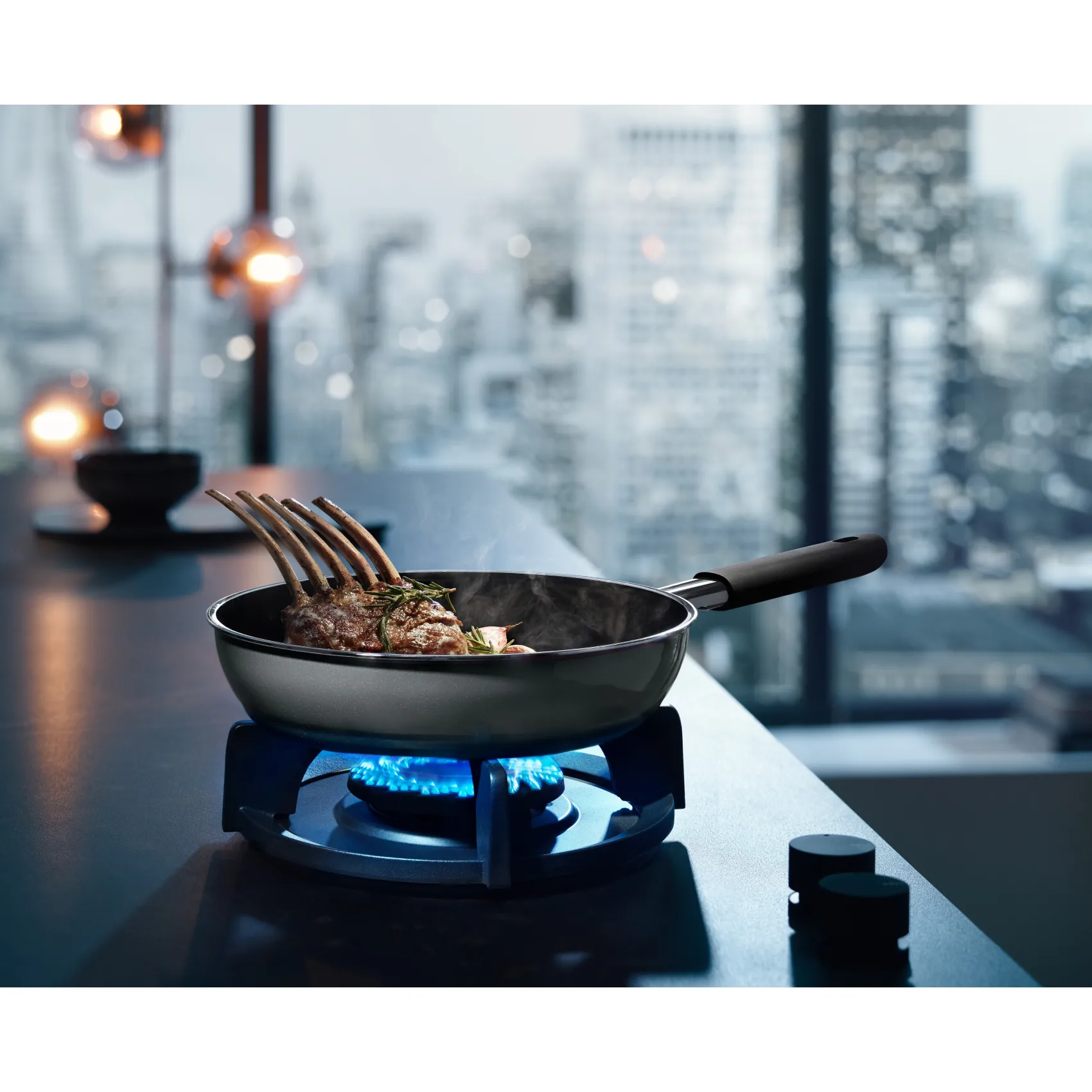 WMF Bratpfannen|Fusiontec Mineral Stielpfanne, 28 cm, Platinum