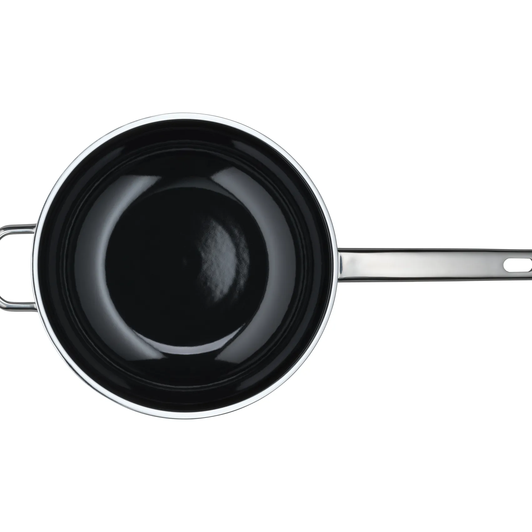 WMF Woks|Fusiontec Mineral Wok mit Glasdeckel, 28 cm, Rose Quartz
